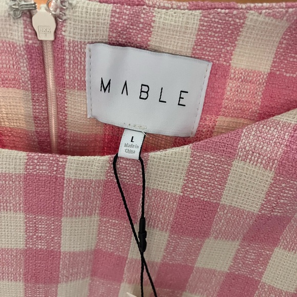 Entro Pink Gingham Mini Dress - Picture 5 of 5